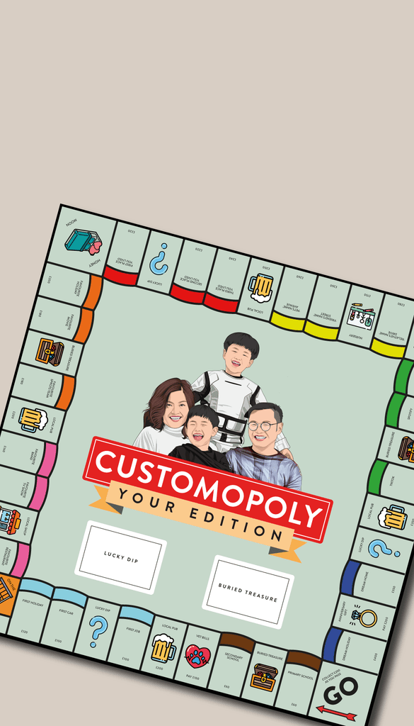 Customopoly custom board game