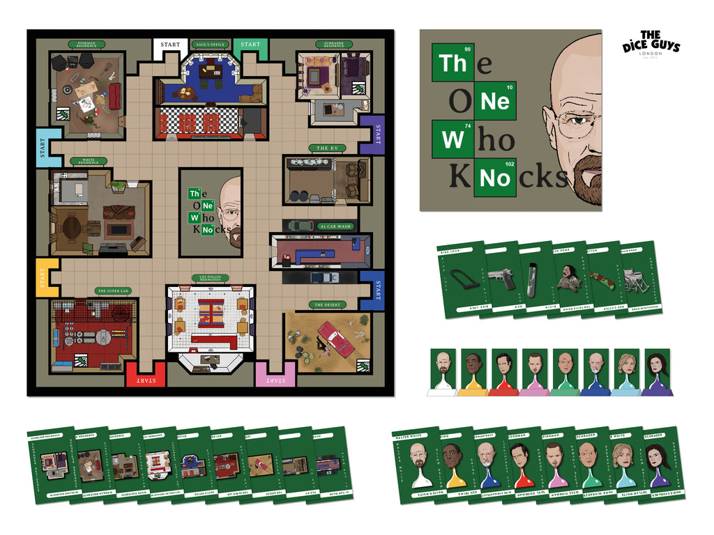 Board Games For Adults - The One Who Knocks Board Game - The Dice Guys