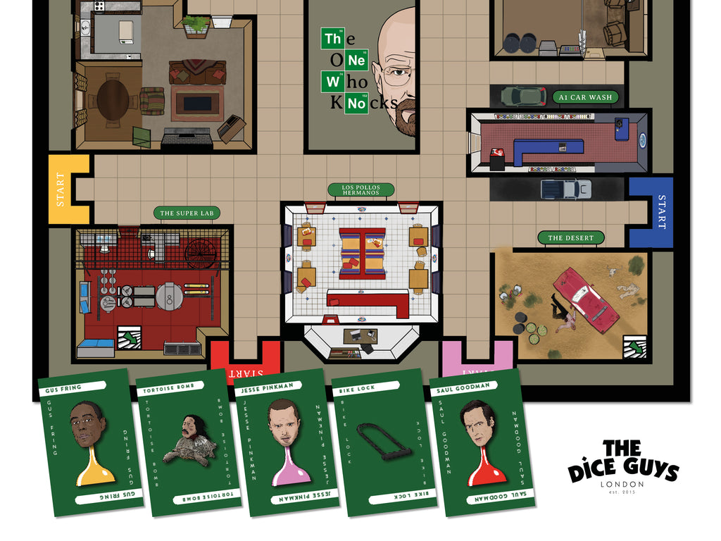 Board Games For Adults - The One Who Knocks Board Game - The Dice Guys